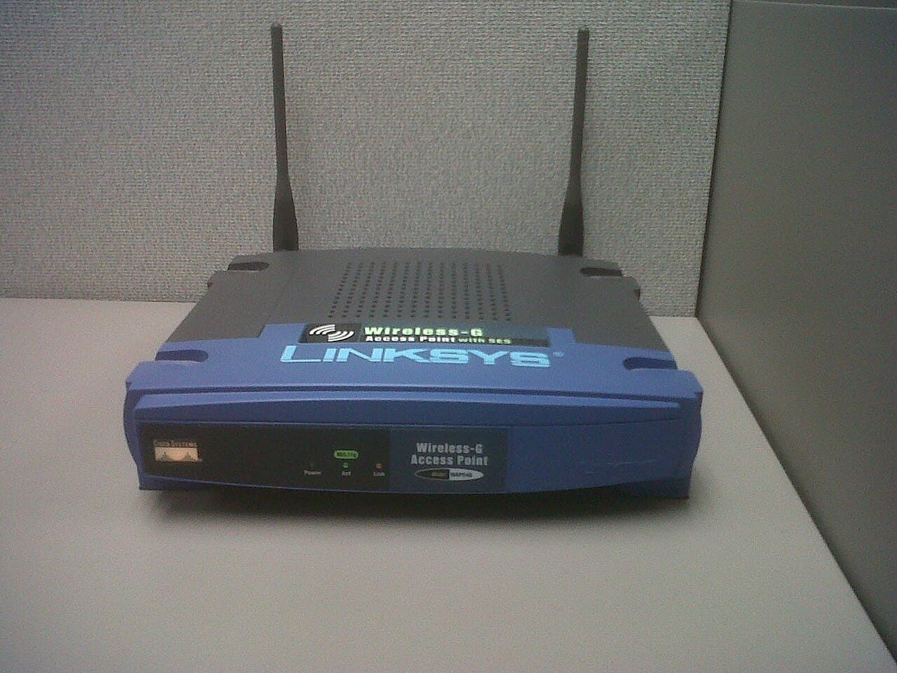 Demo indoor access point image. Approved NECOMS product images are pending.